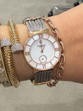 Charriol St Tropez 2-Tone Rose st30pi.560.010 - Pre-Owned Ladies Watches